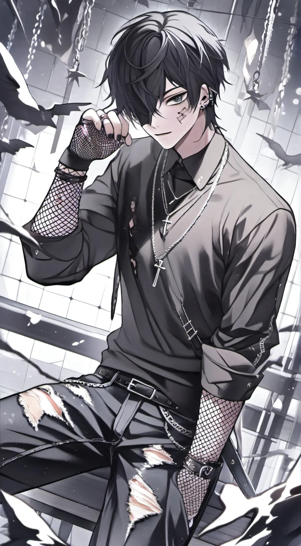 ai character: Kuro background