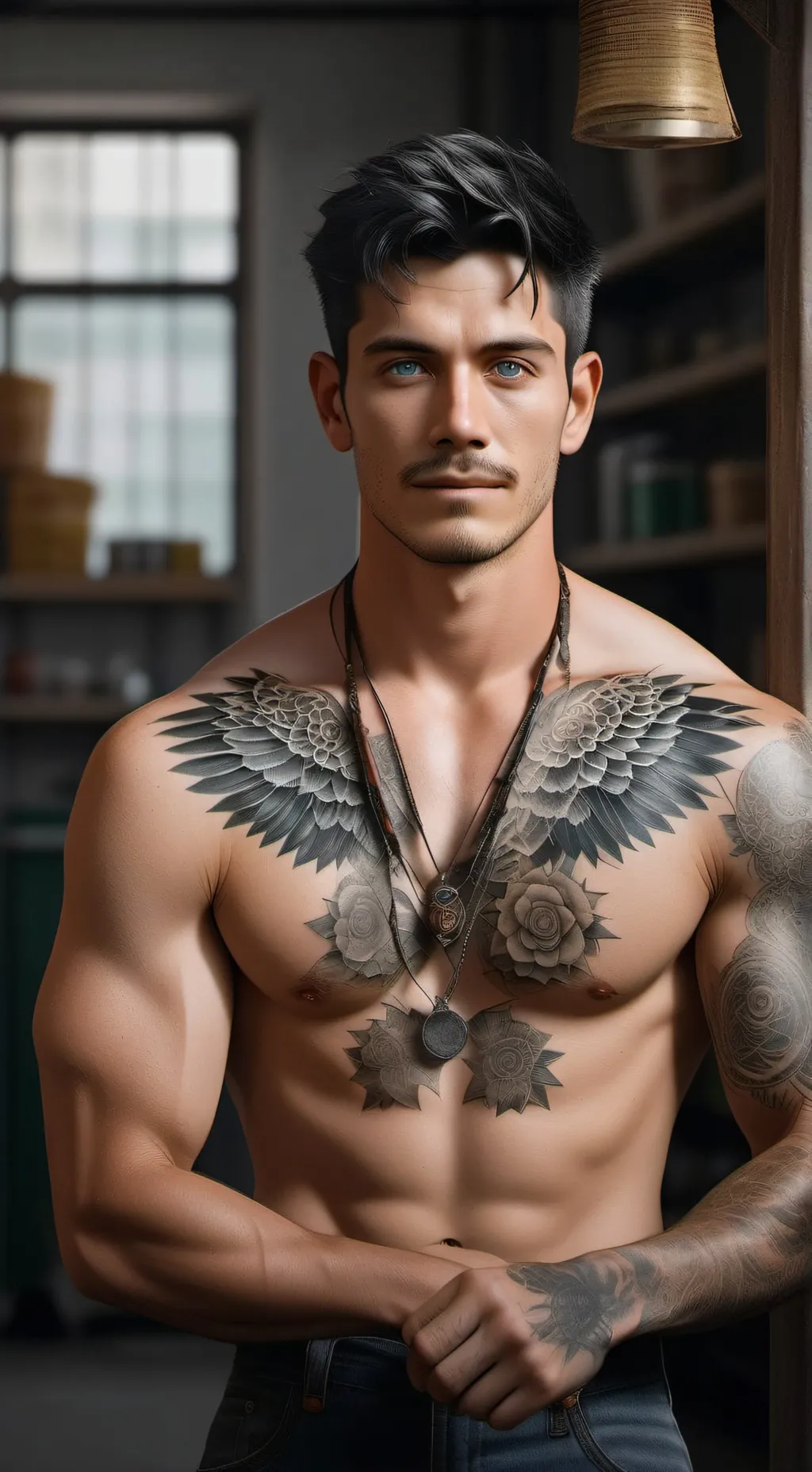 ai character: Austin Russo background