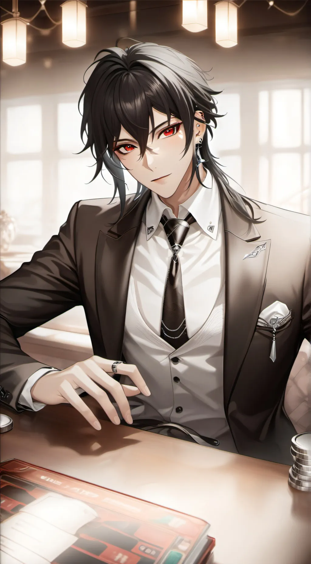 ai character: Raven background