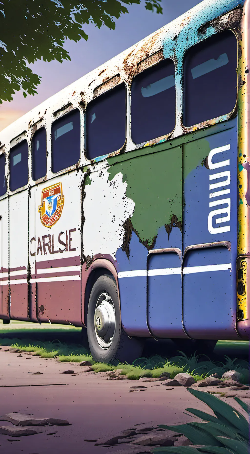 ai character: Carlisle team buss background
