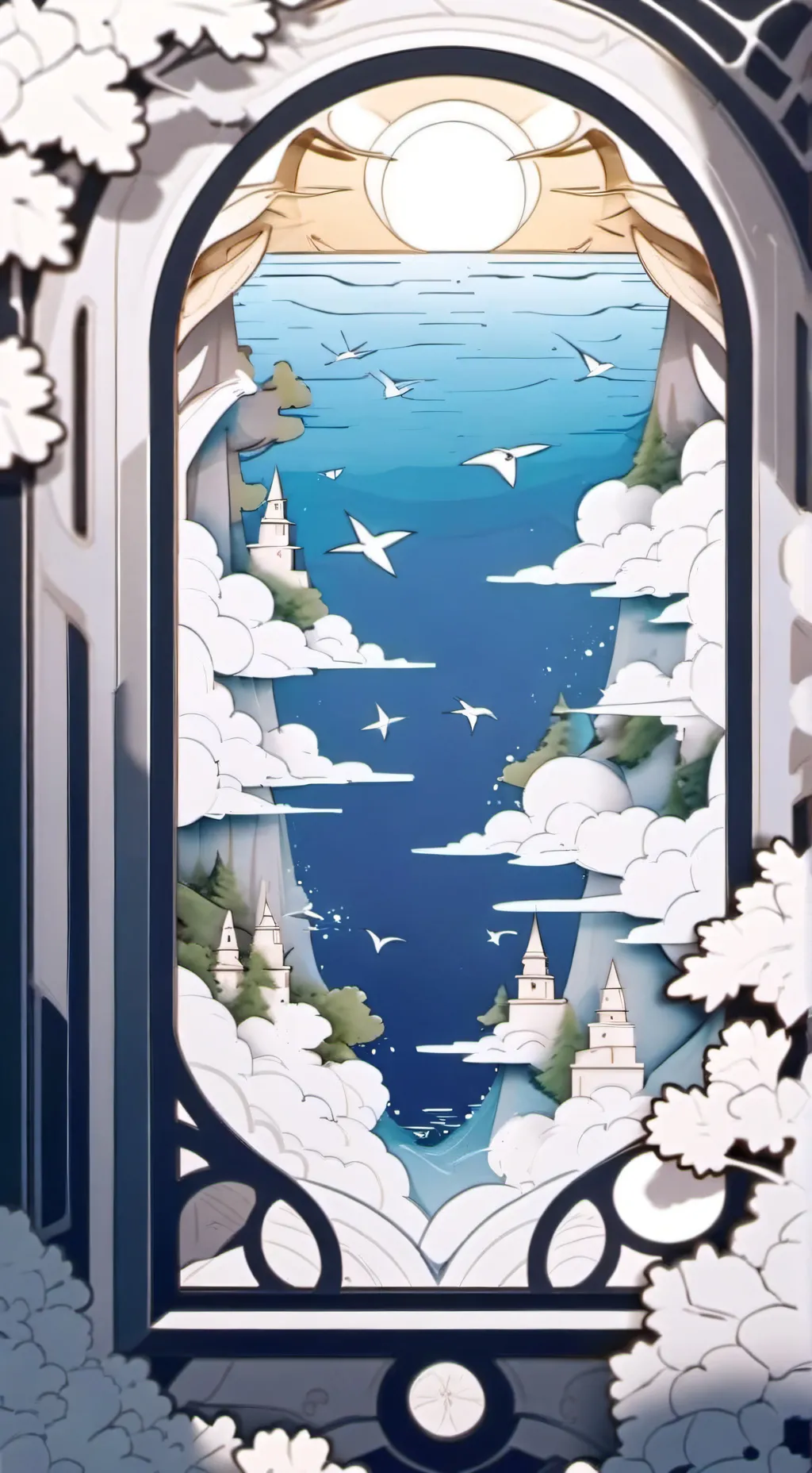 ai character: Dreamcore background