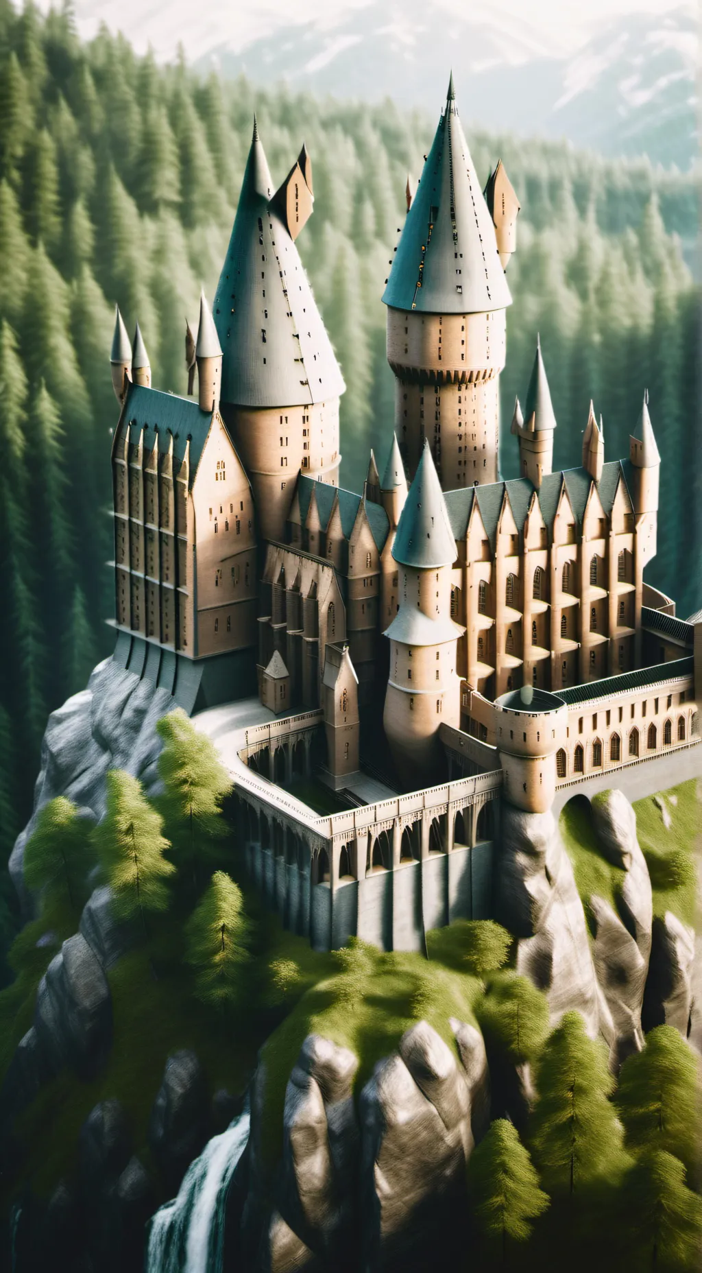 ai character: Hogwarts  background