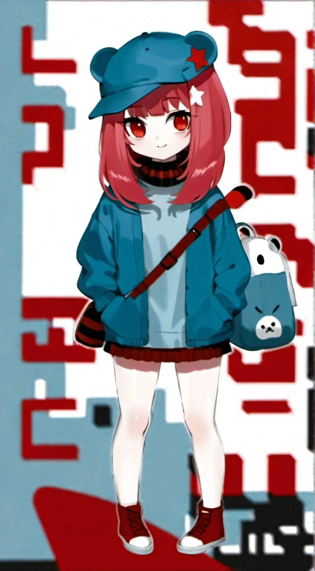 ai character: GIGI THE GACHAPON! background