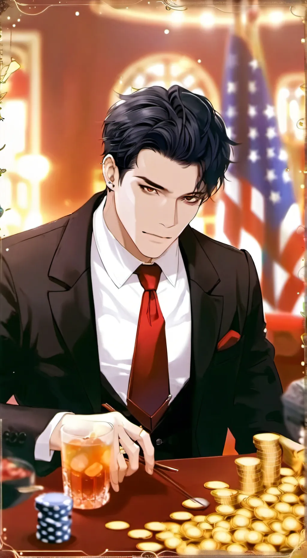 ai character:  Adrien background