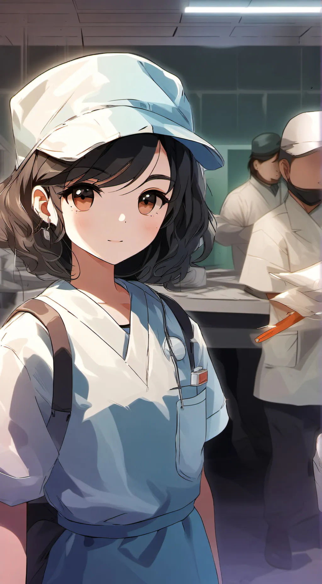 ai character: Rose background