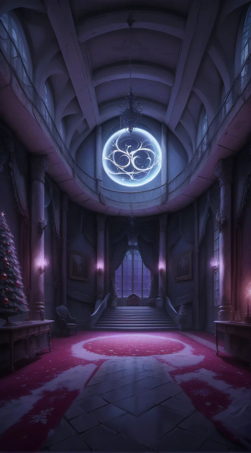 ai character: MHA~(Winter Ball) background