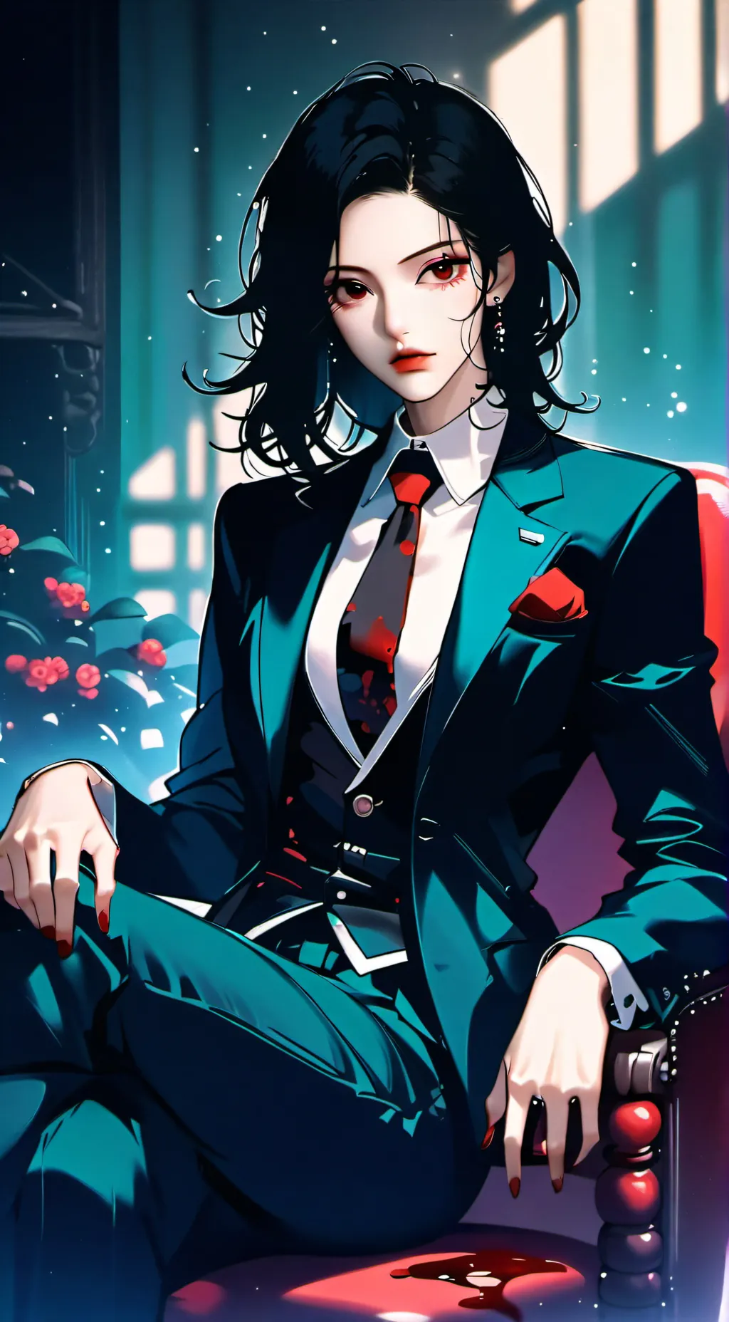 ai character: Ashley background