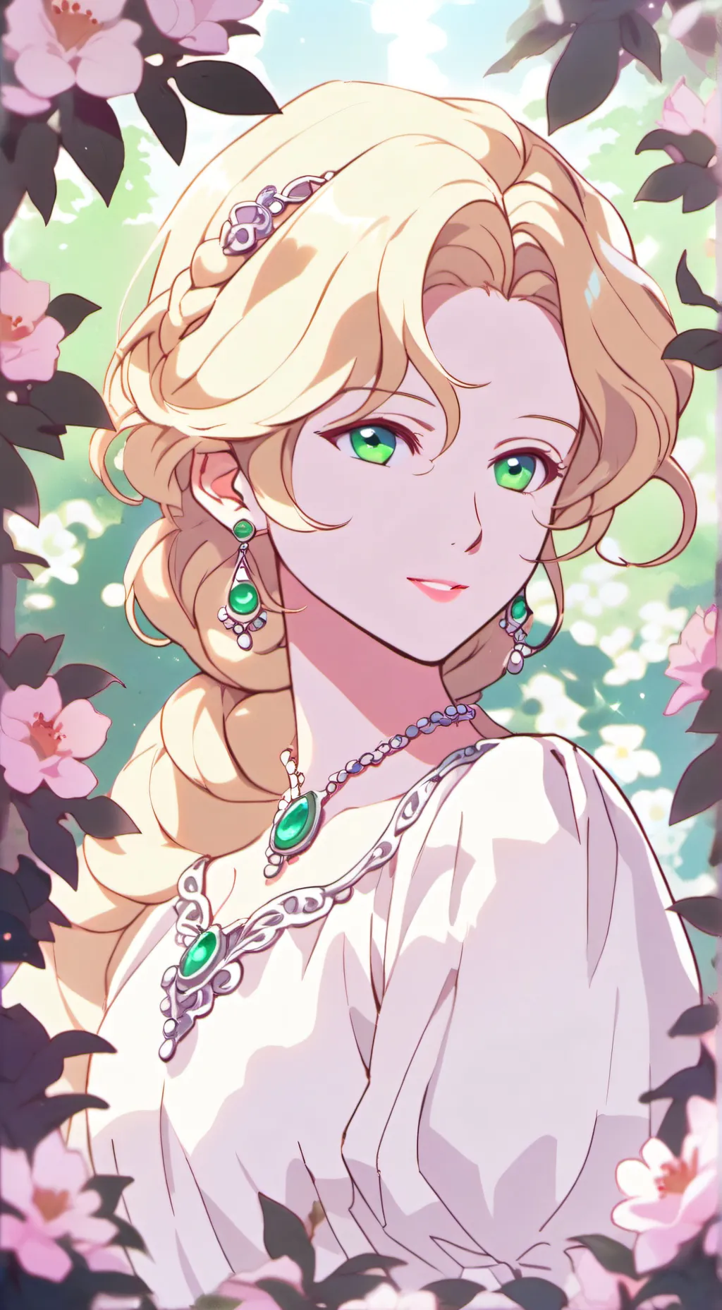 ai character: Gem background