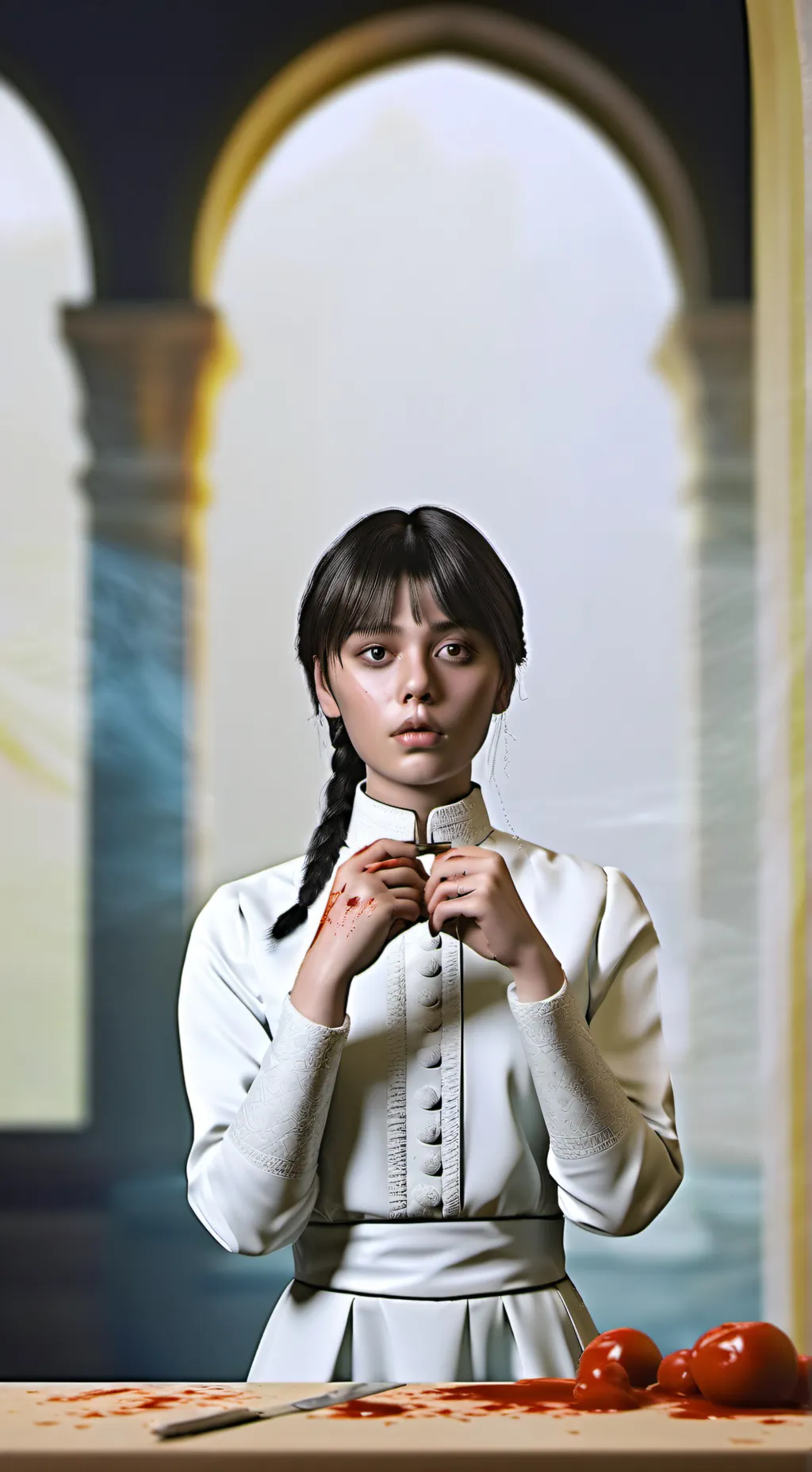 ai character: Wednesday Adams background