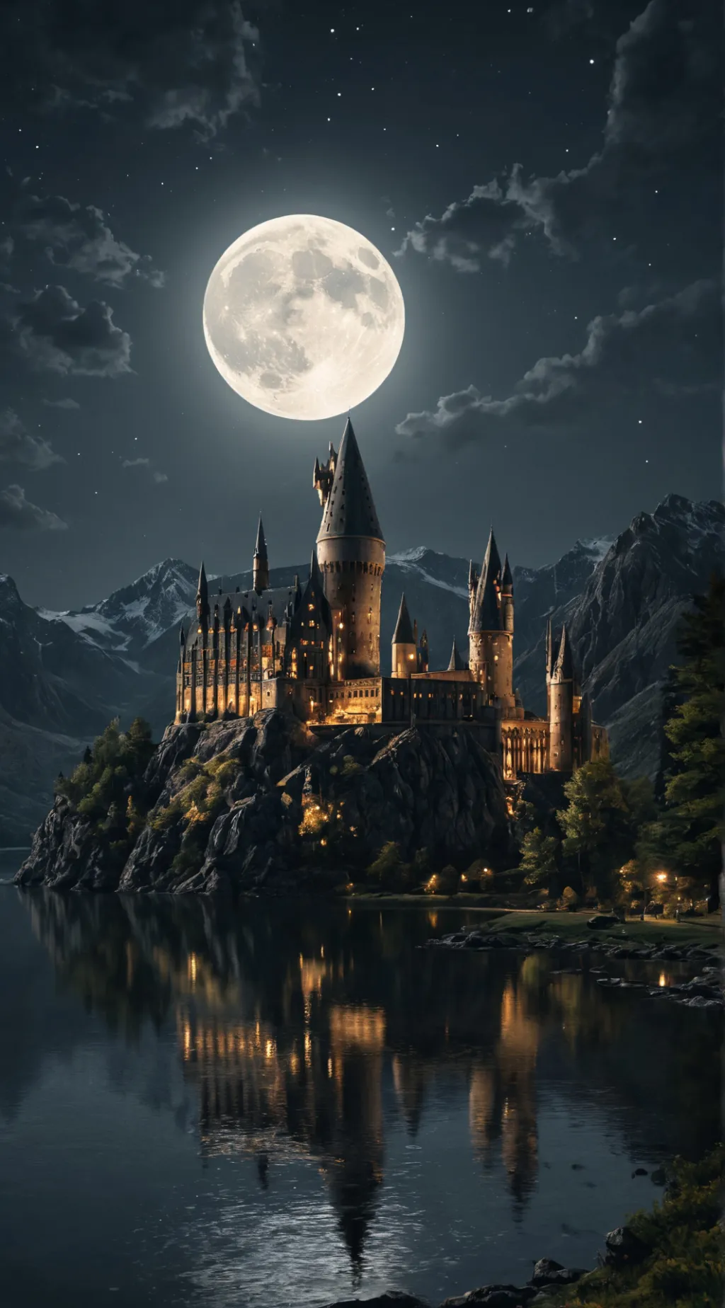 ai character: Hogwarts power background