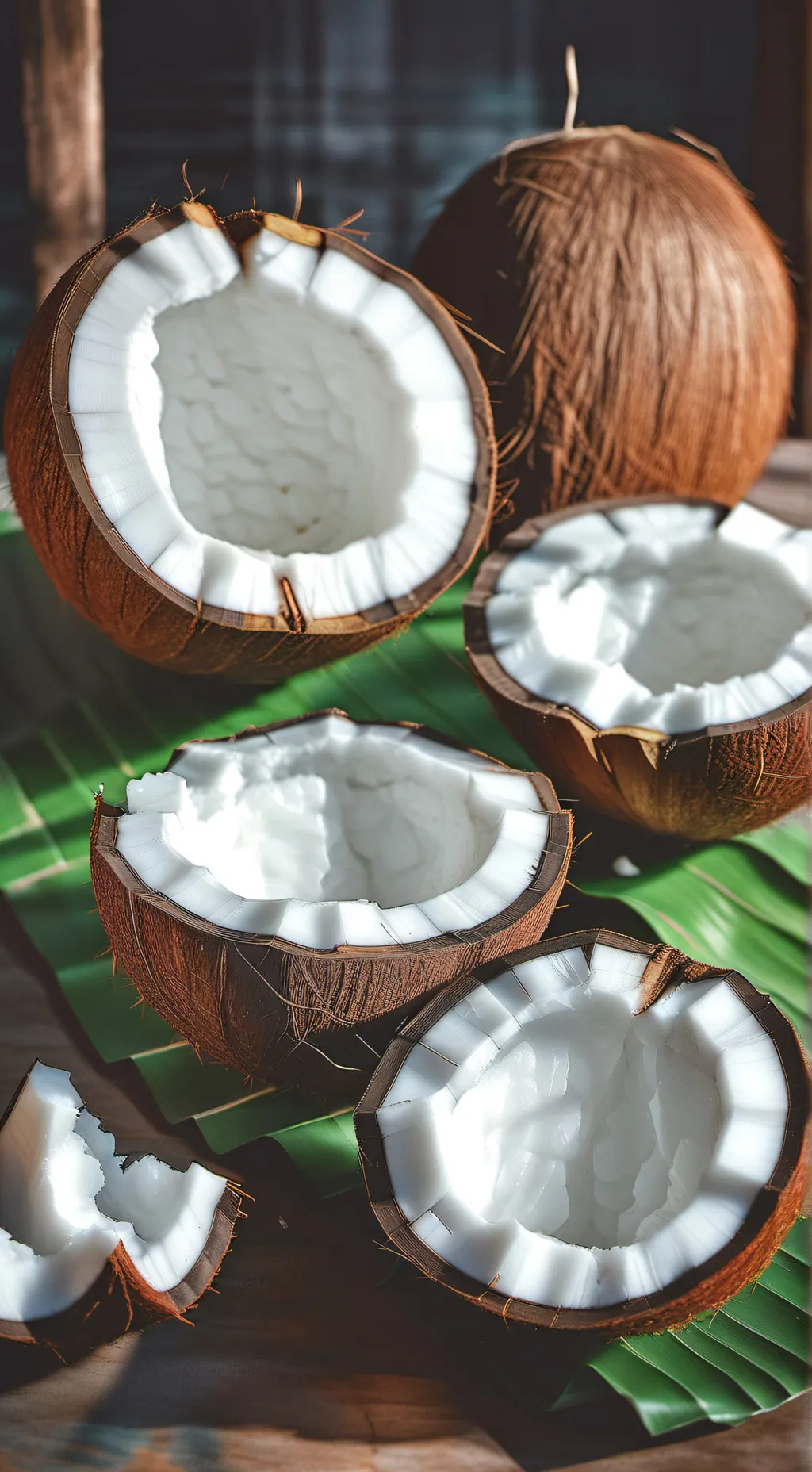 ai character: coconut background