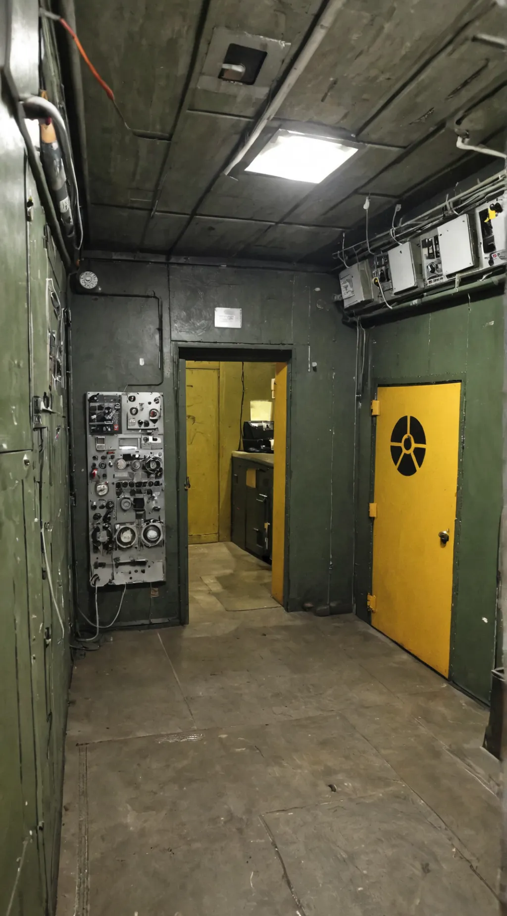 ai character: apocalypse bunker background