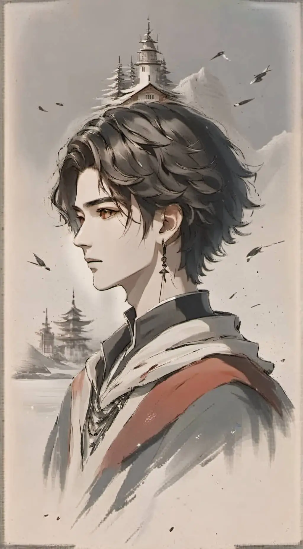 ai character: Fantasy world background
