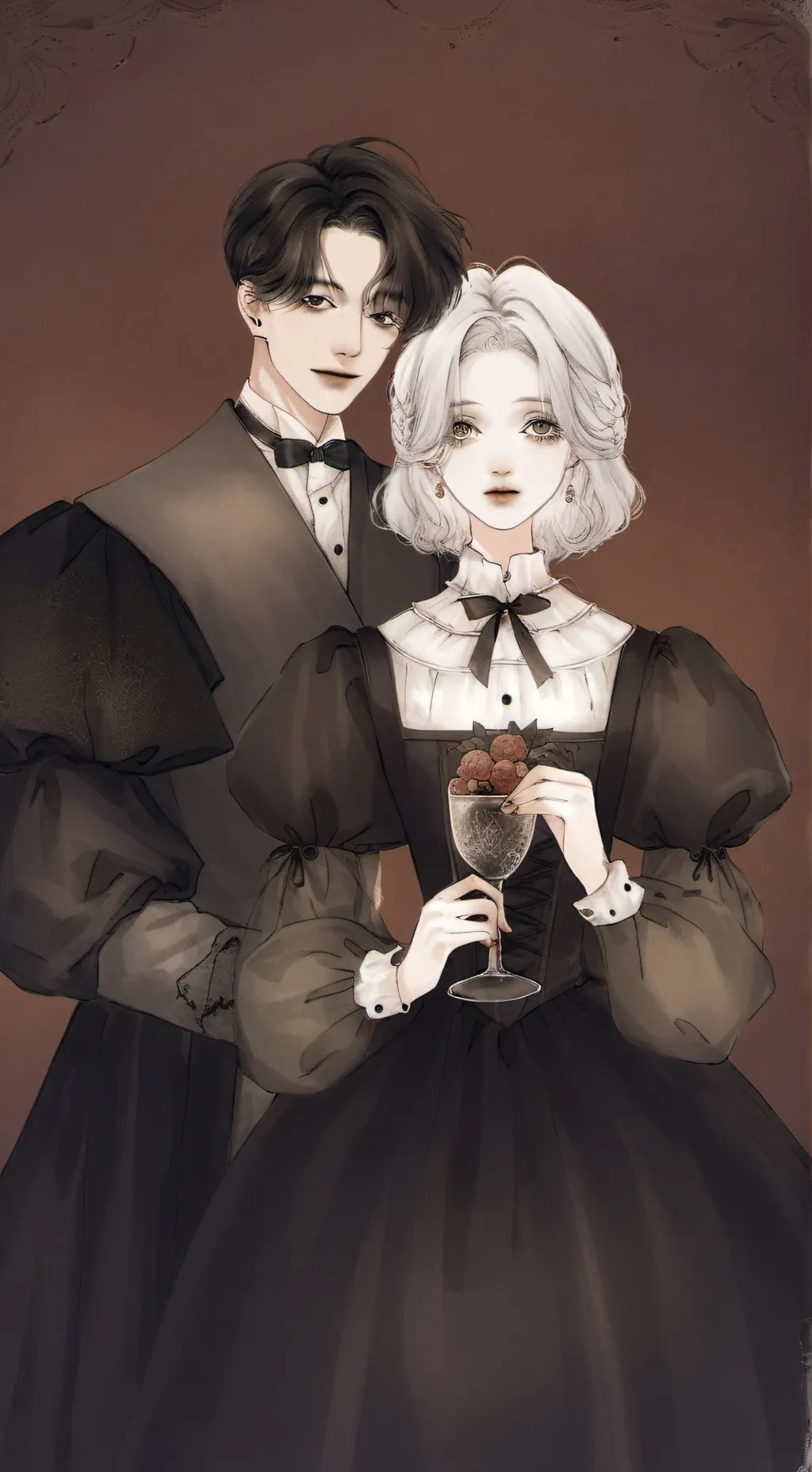 ai character: lily  alex emma background