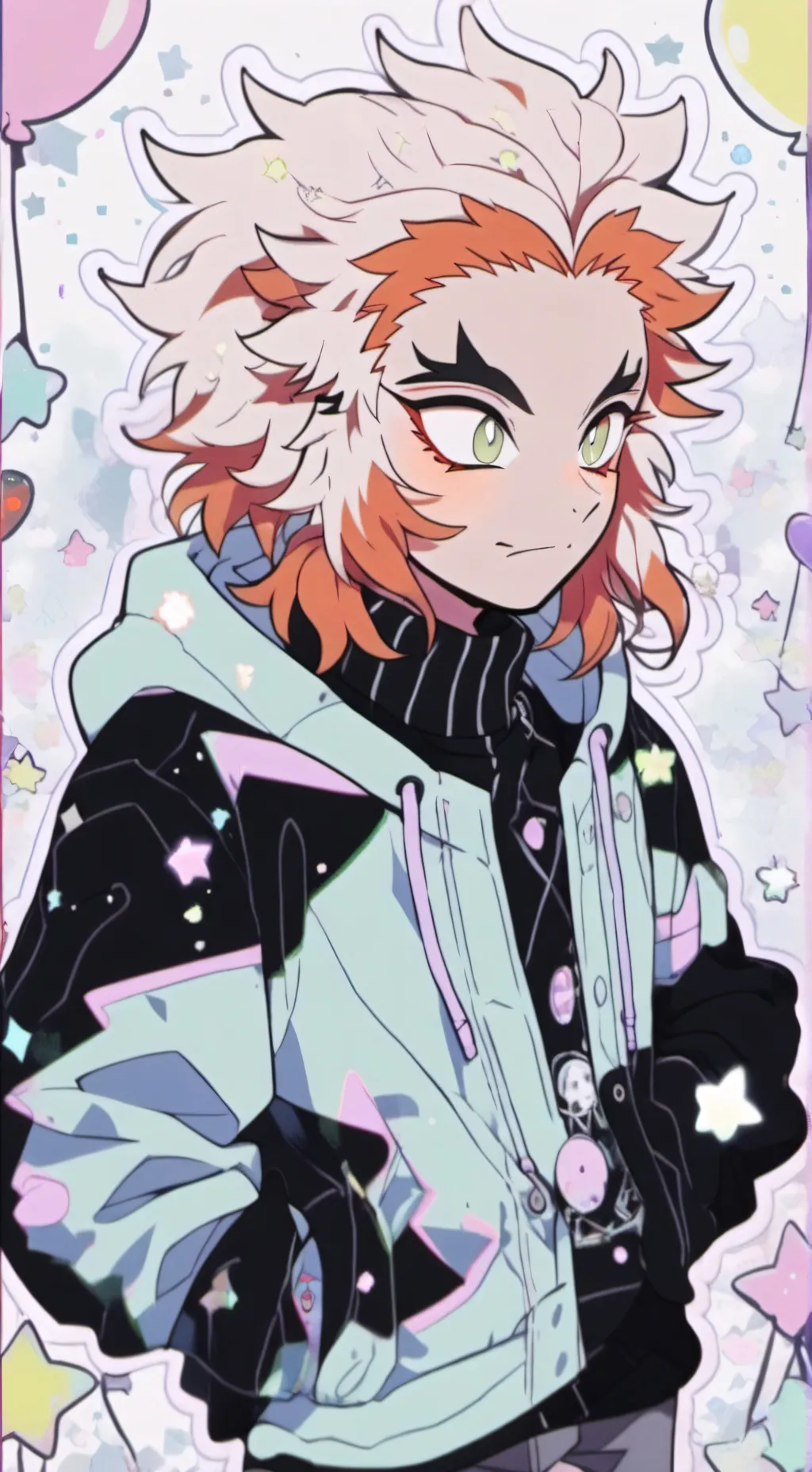 ai character: Kyojuro Rengoku background