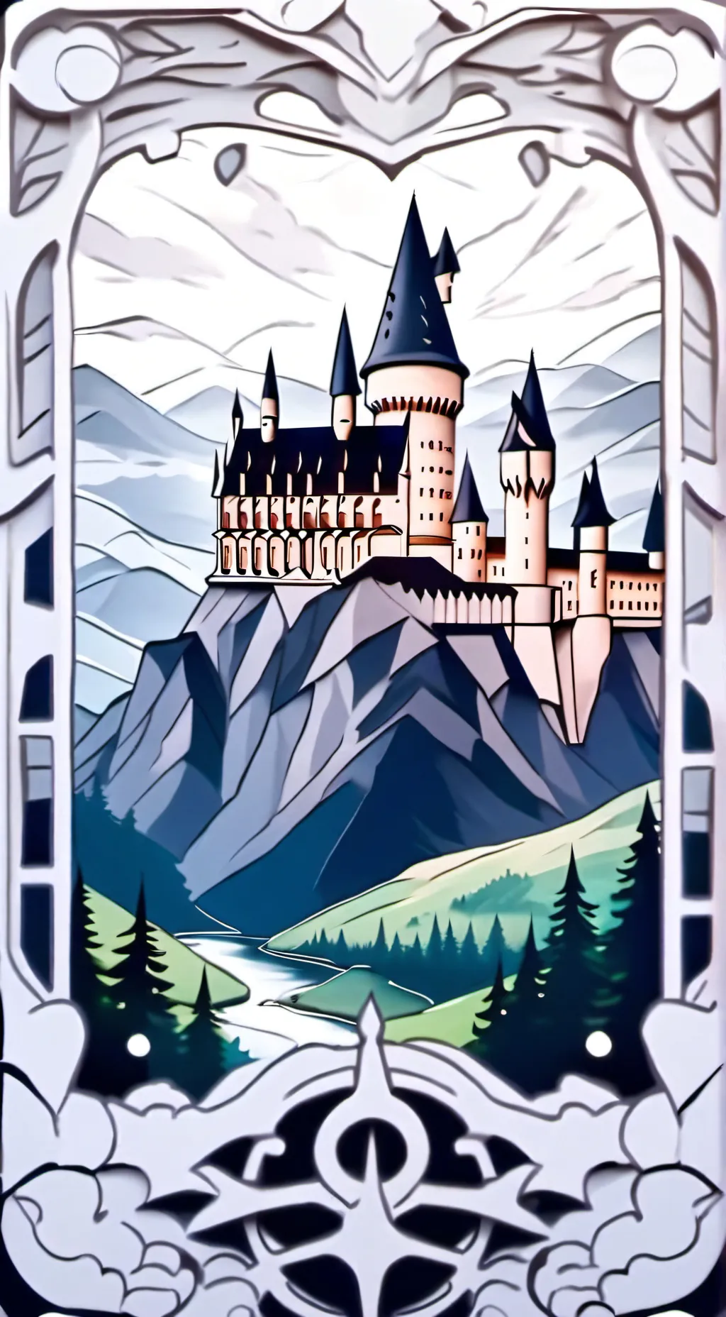 ai character: Hogwarts background
