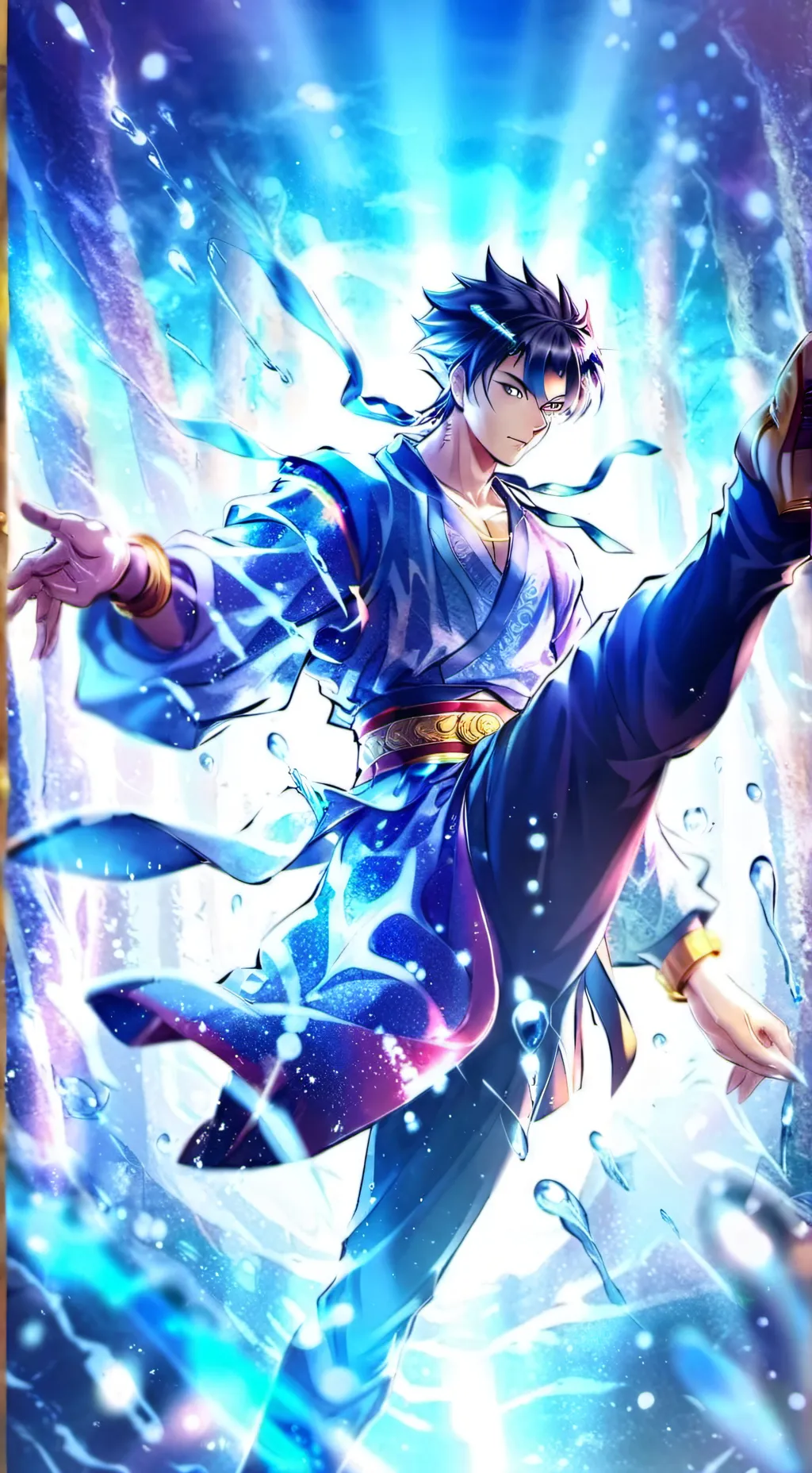 ai character: ui goku background