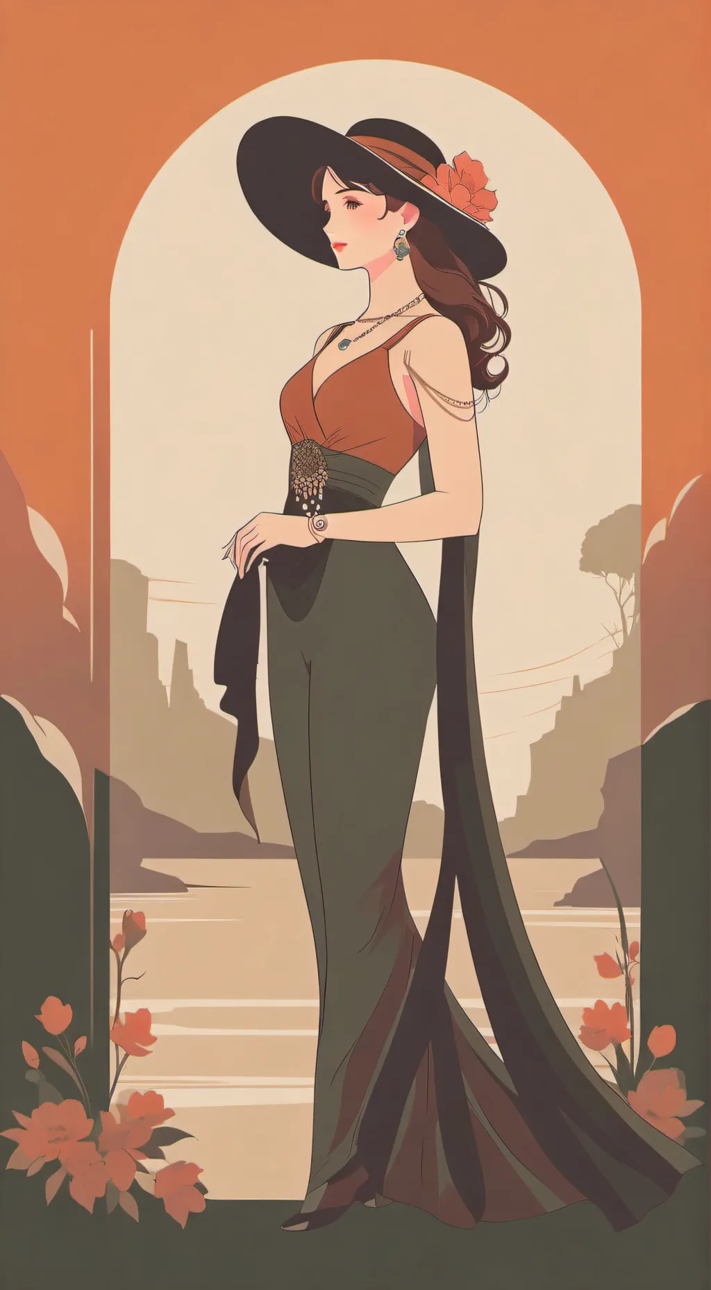 ai character: 1940s background