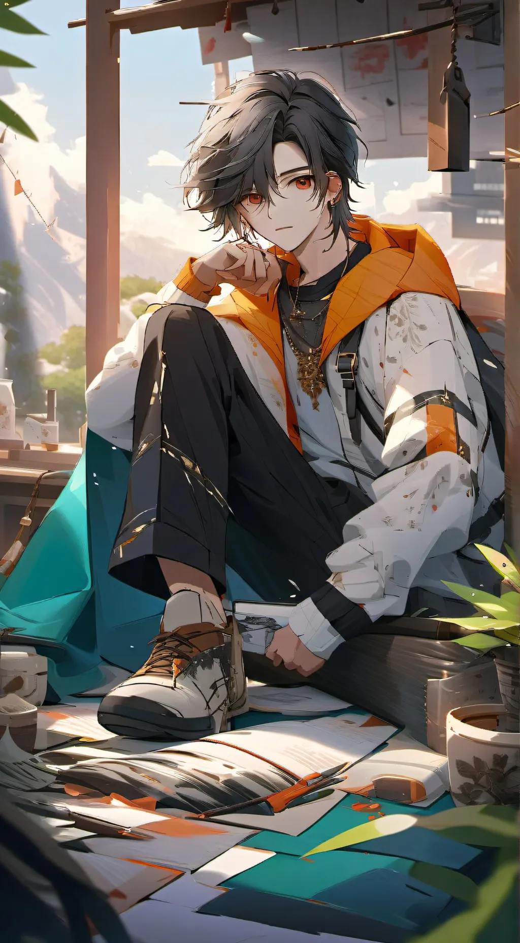 ai character: Кото background
