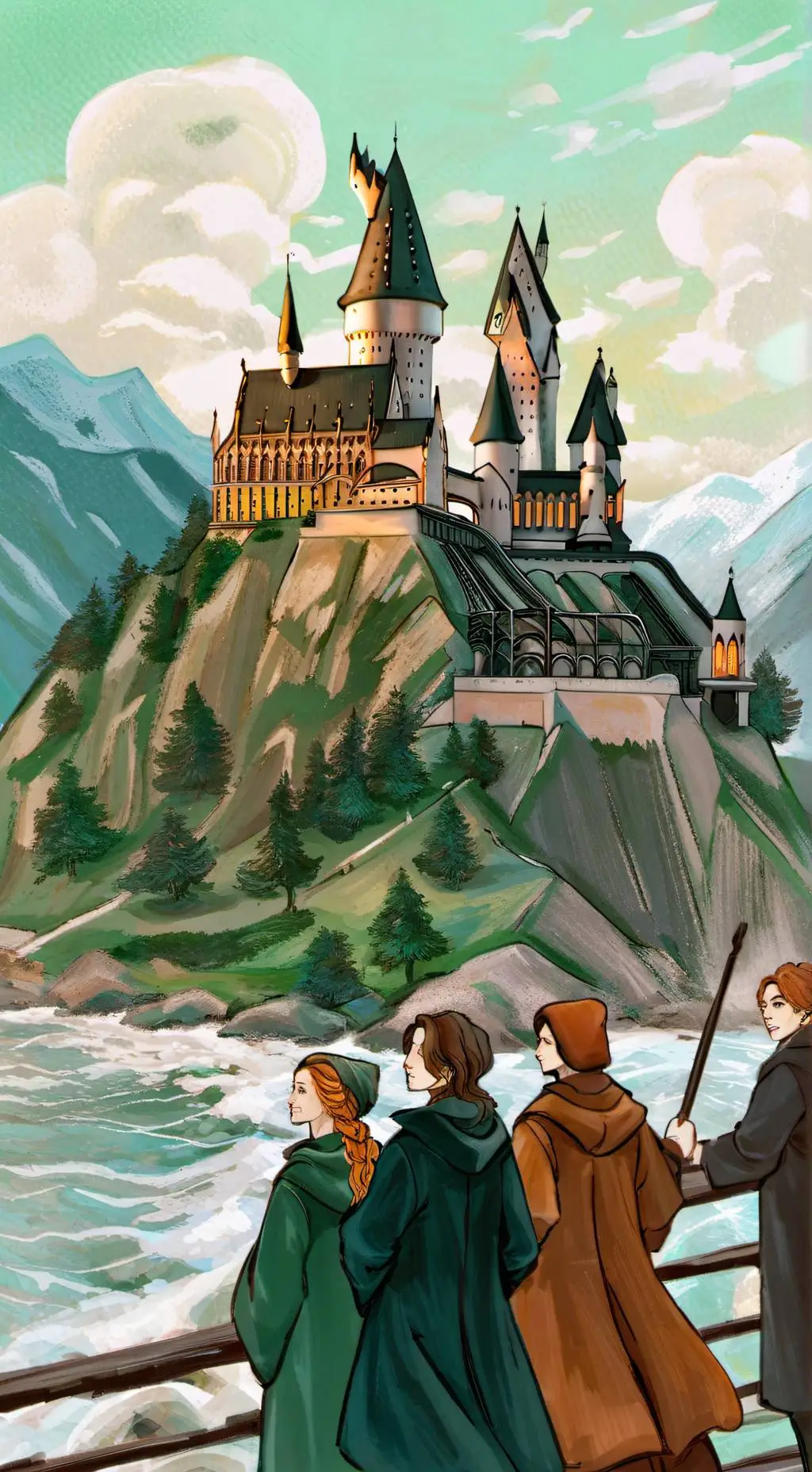 ai character: Hogwarts gc background