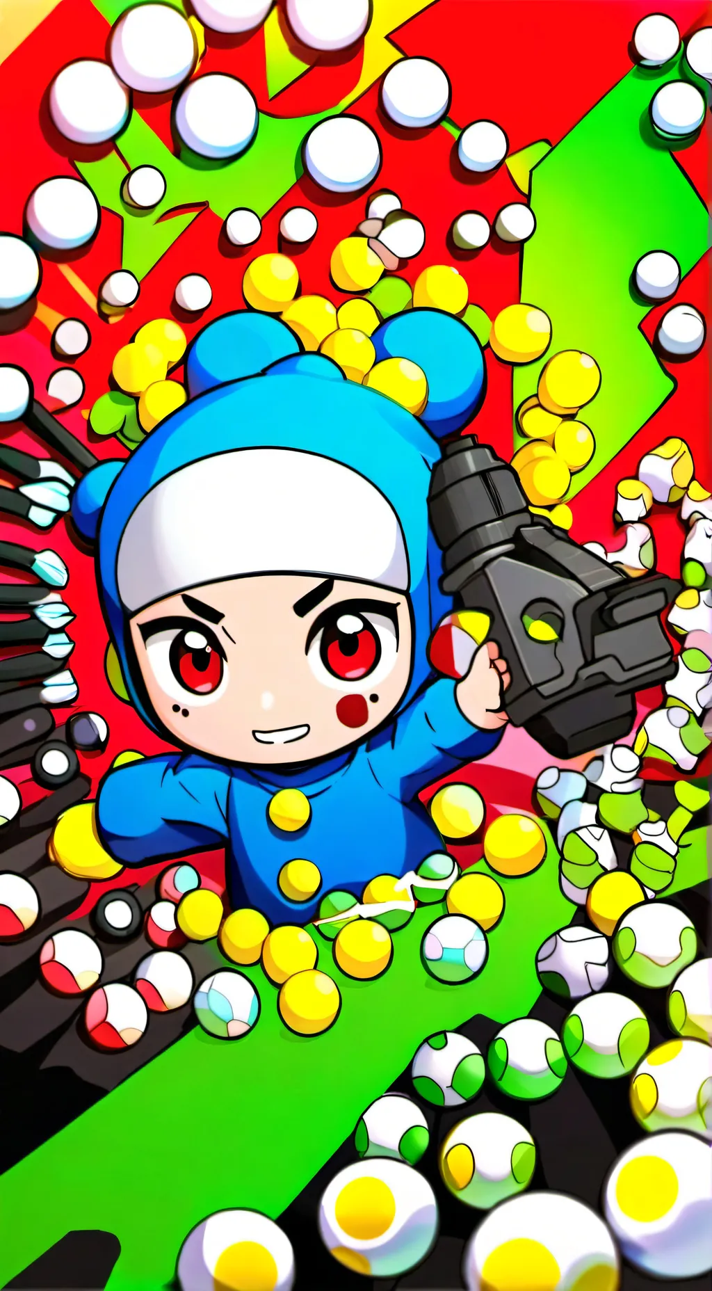 ai character: Sprunki Teams background