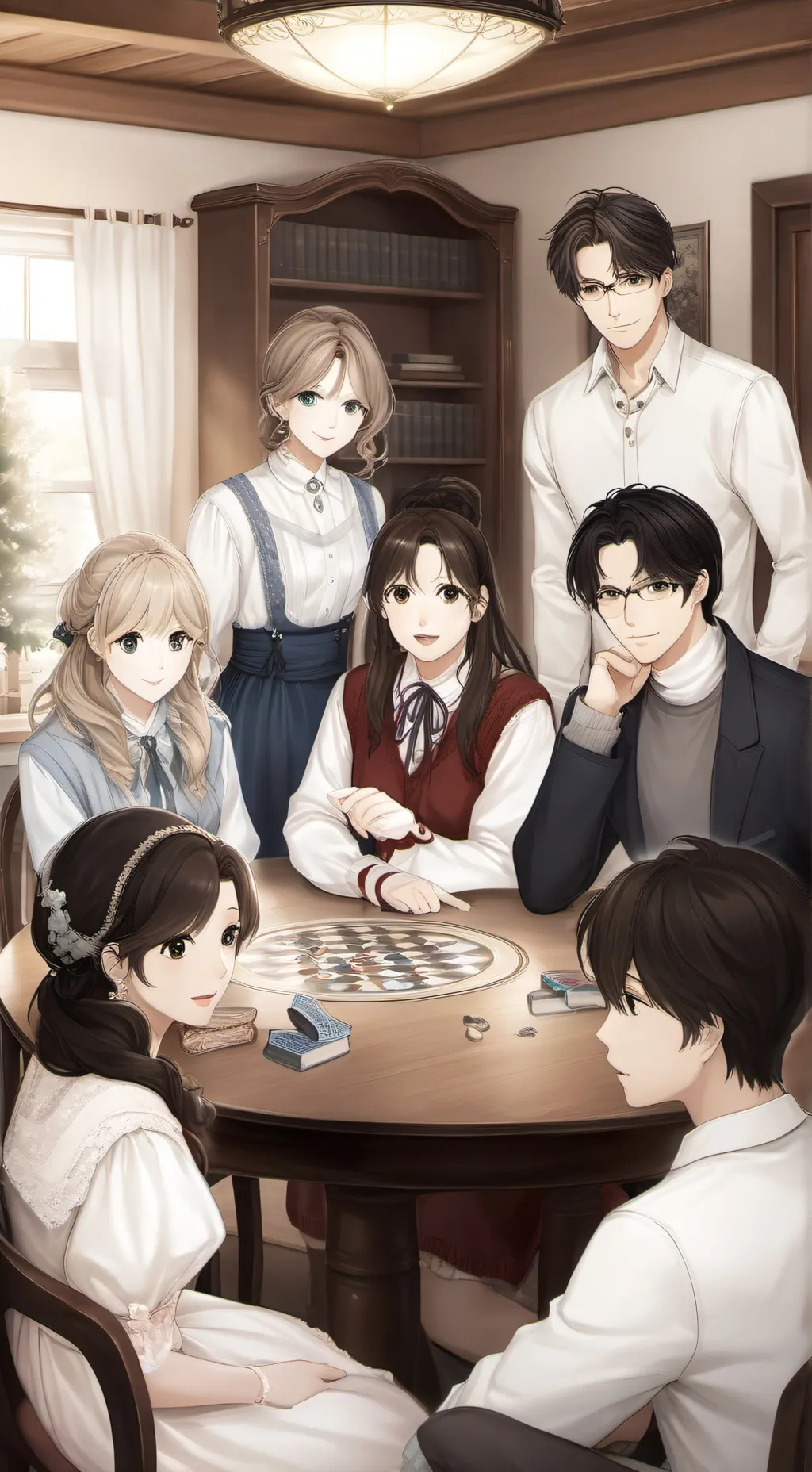 ai character: Saved by Cullens background
