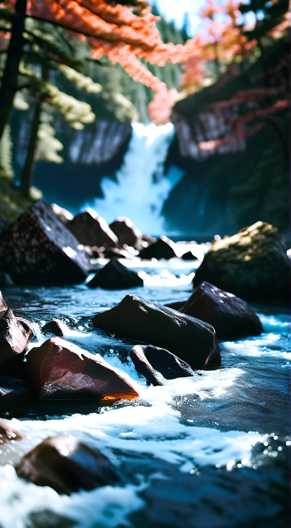 ai character: Mha island  background