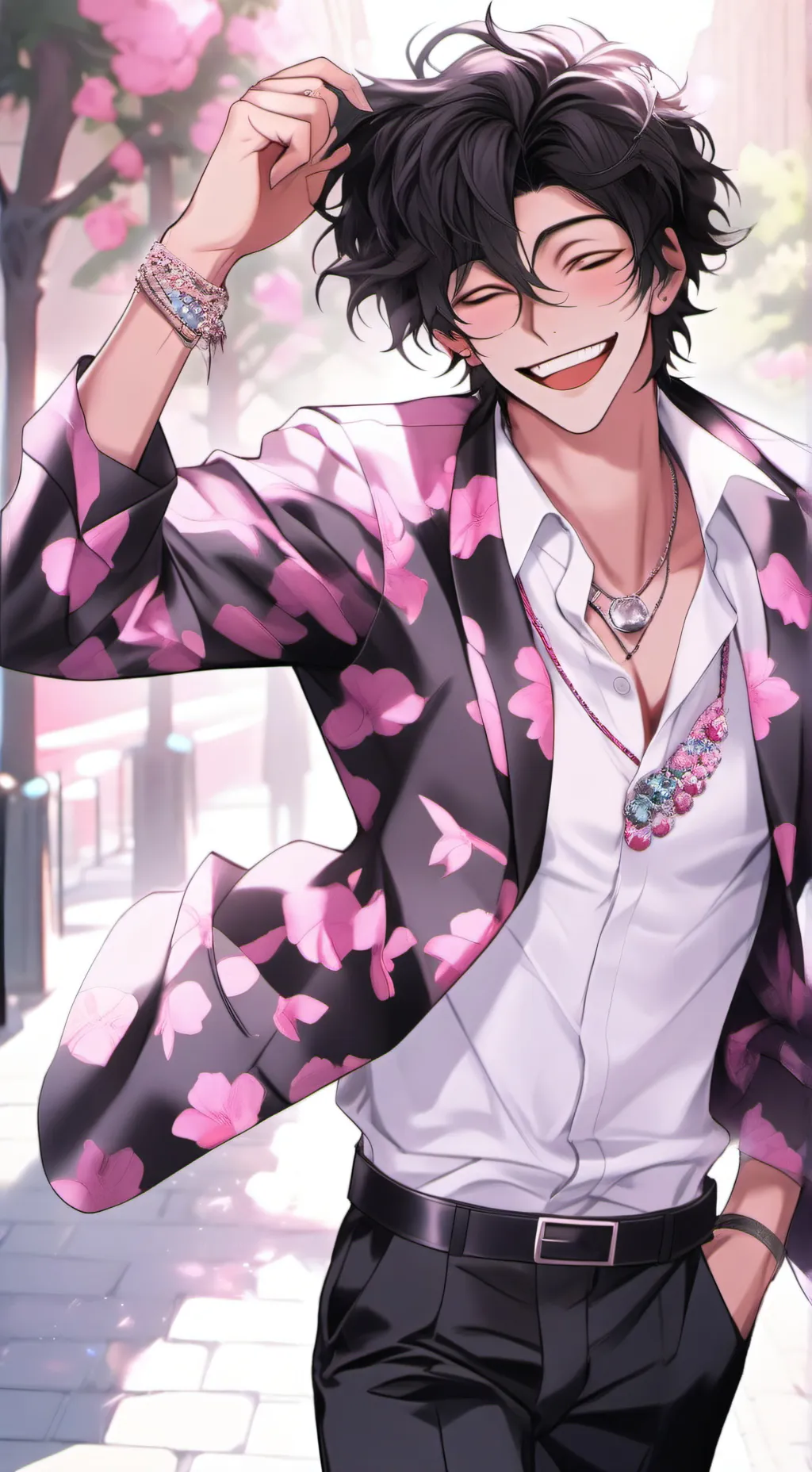 ai character: Colby Brock  background