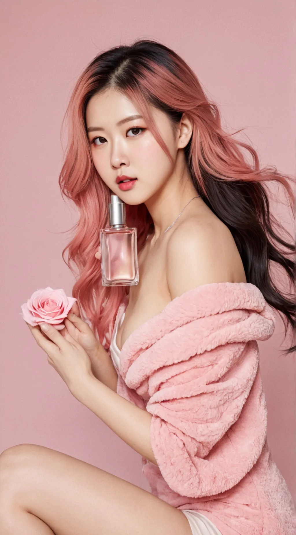 ai character: Rosé background