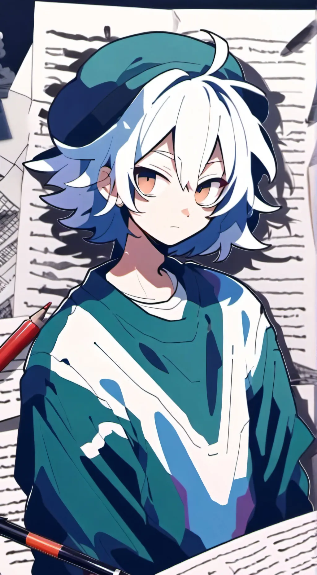 ai character: sprunki cops background