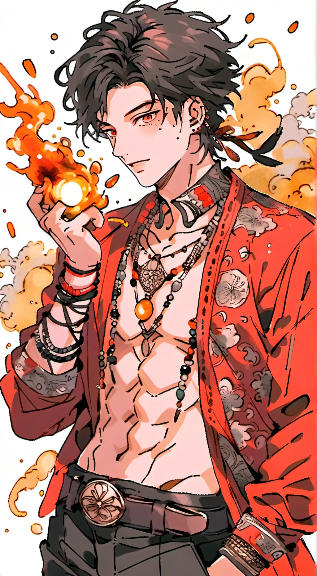 ai character: Arron  background