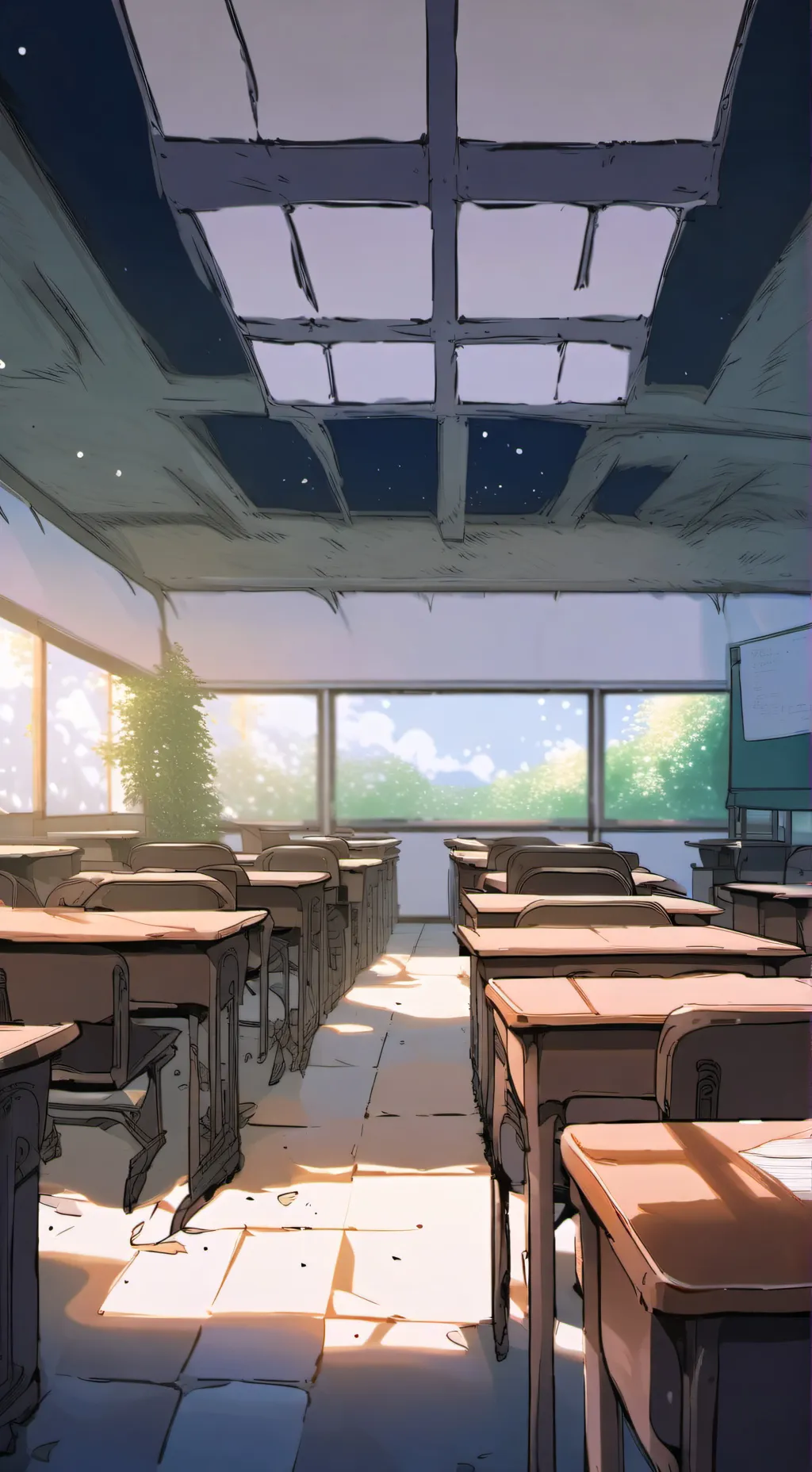 ai character: Class 1a! background