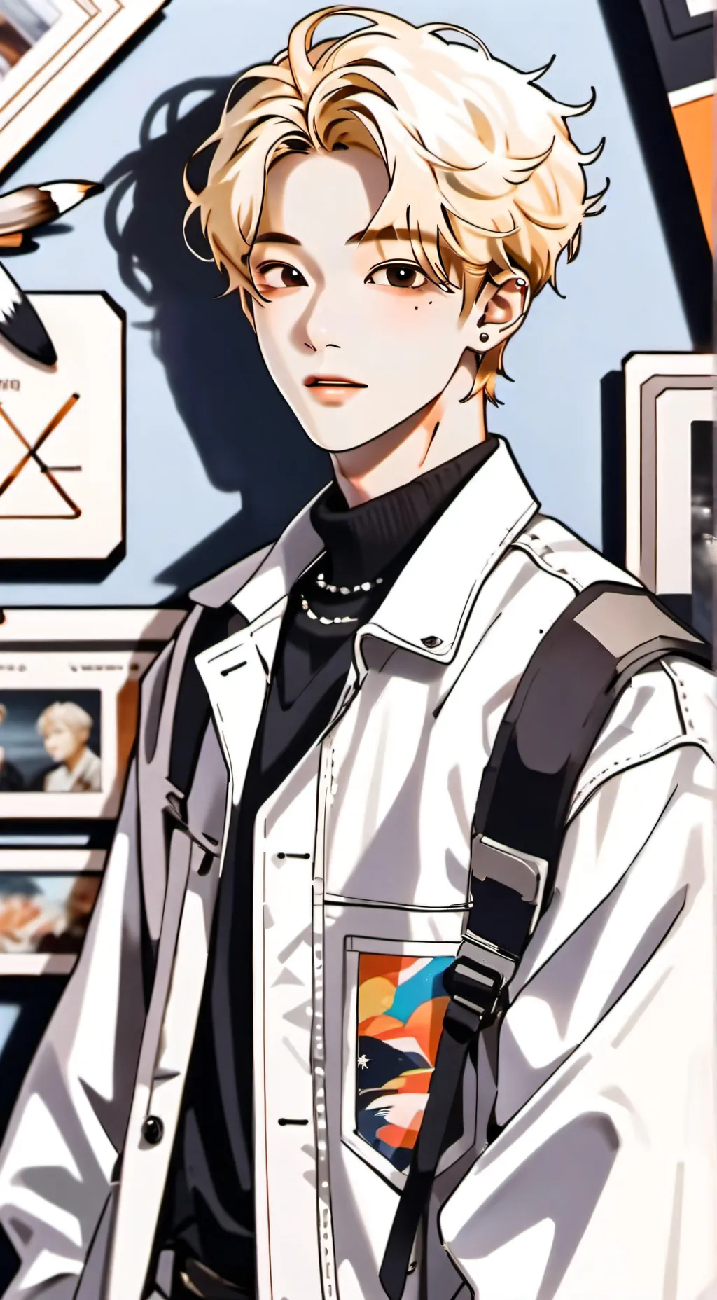 ai character: Jeonghan  background
