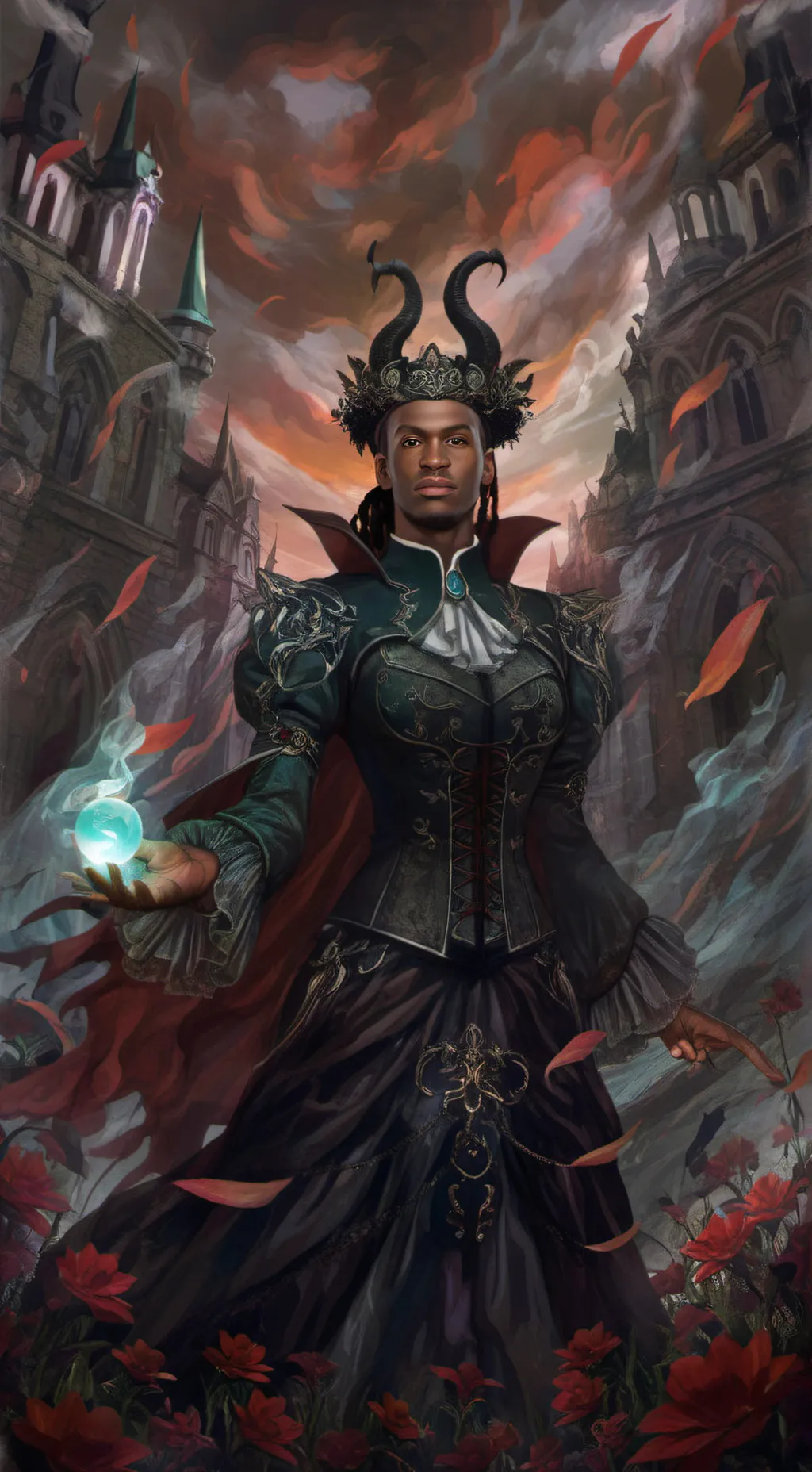 ai character: Николас background
