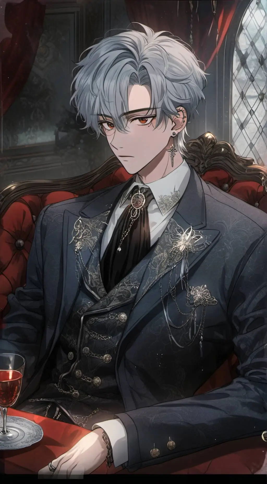ai character: 玖深 Kujin background