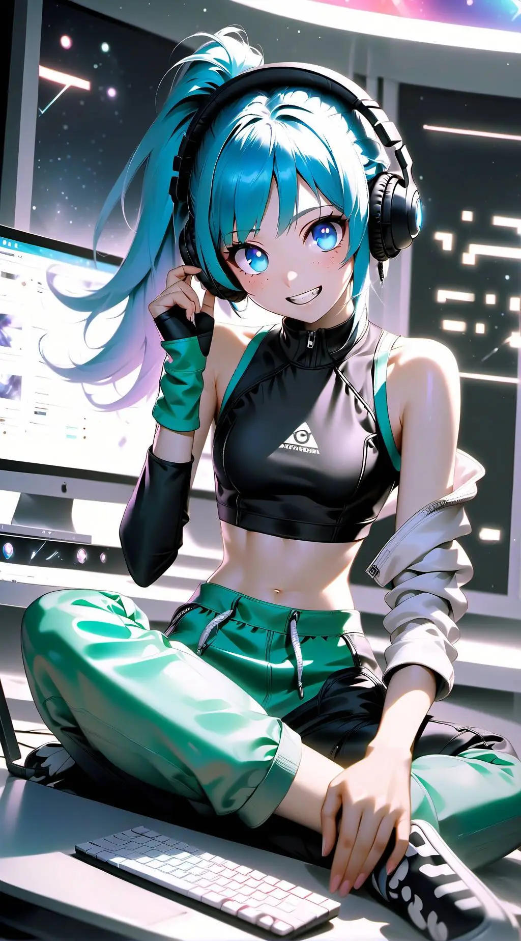 ai character: Drea Caspian  background
