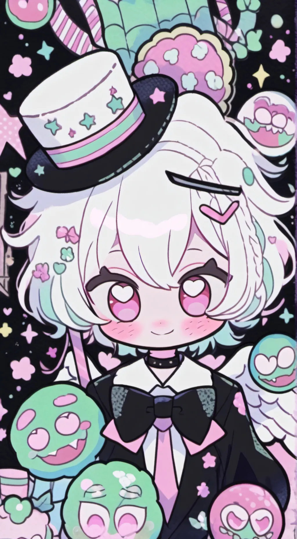 ai character: Angel dust/BF background