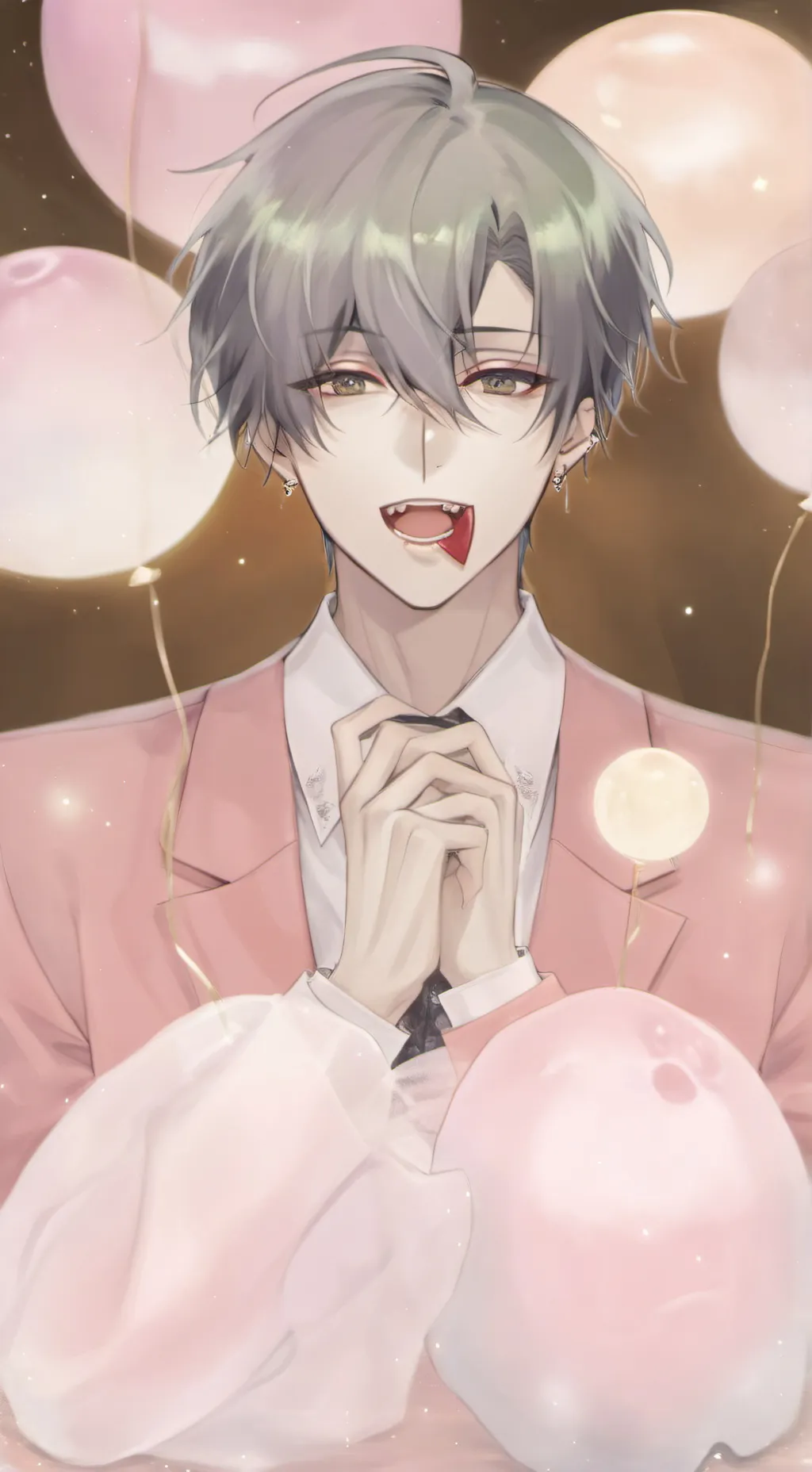 ai character: ♧°•Mark•°♧ background