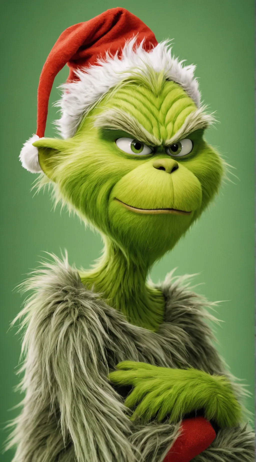 ai character: Grinch  background
