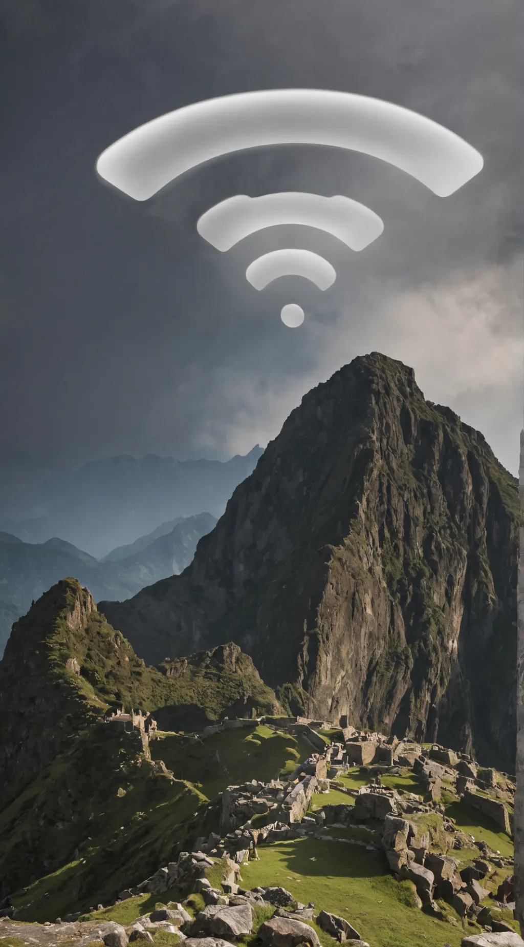 ai character: Wifi background