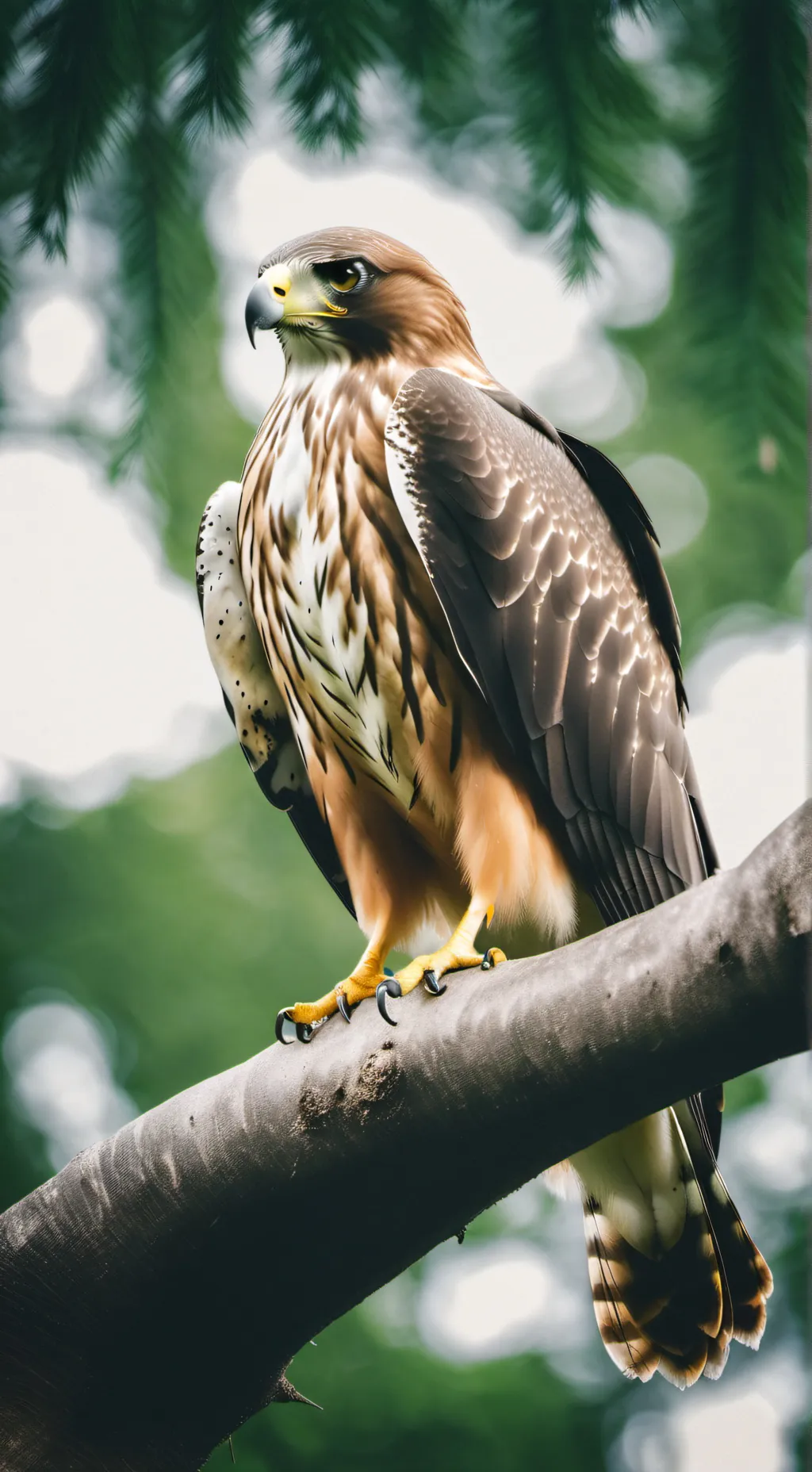 ai character: hawk tuah 🤑🤑 background