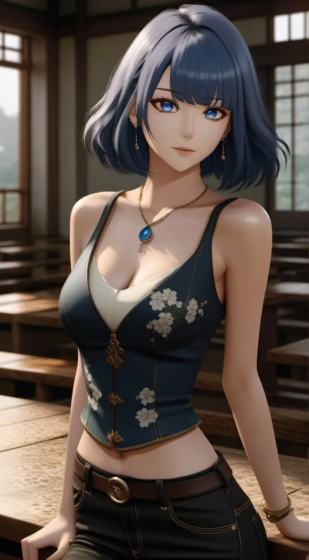ai character: Miharu background