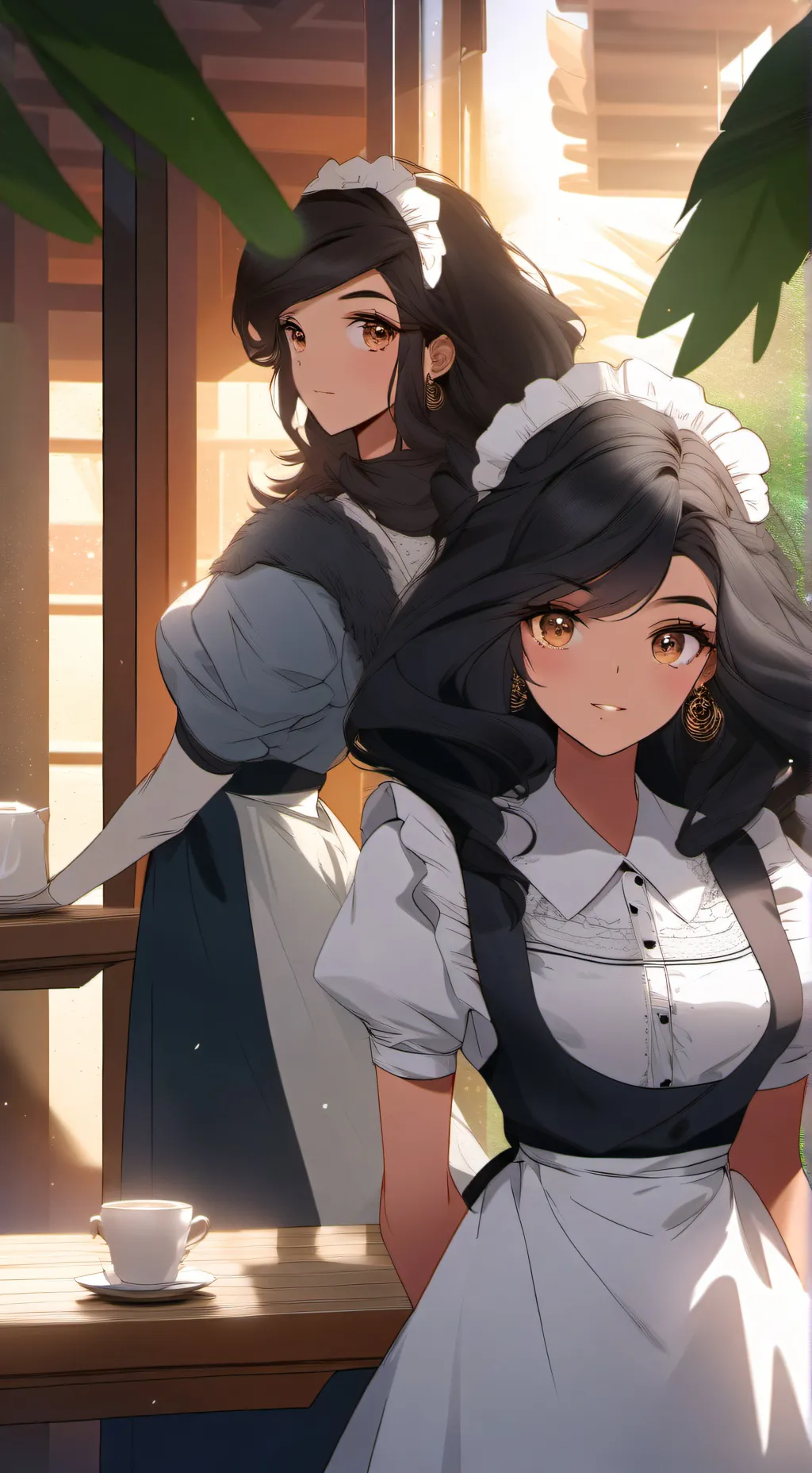 ai character: Shizouha y Mizouha background