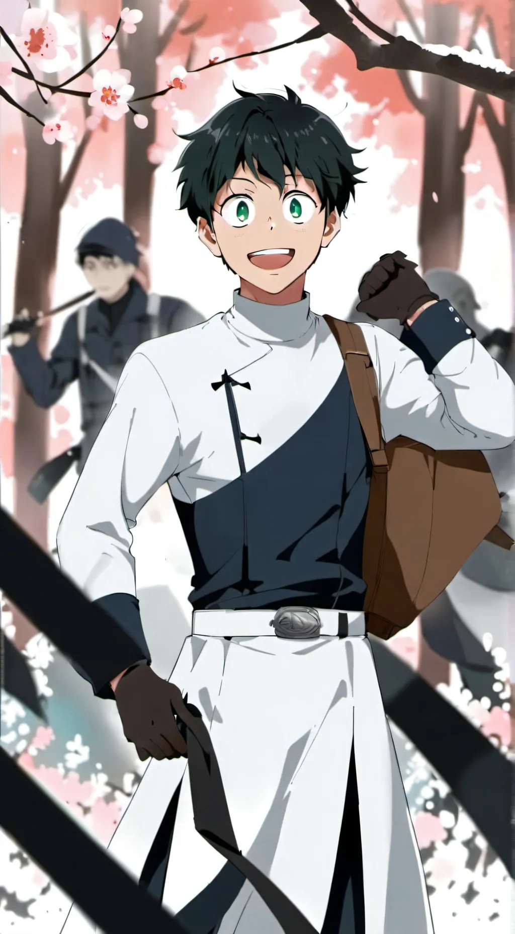 ai character: kirishima y t/n background