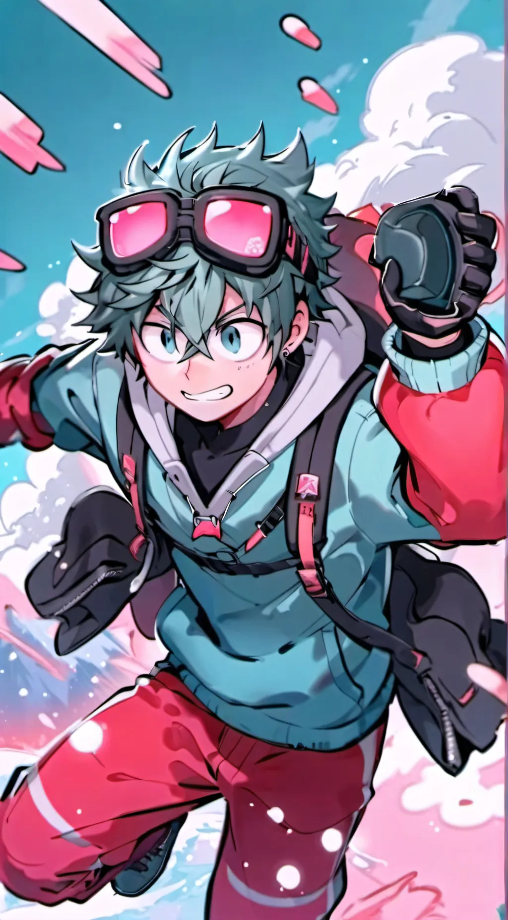 ai character: Deku background
