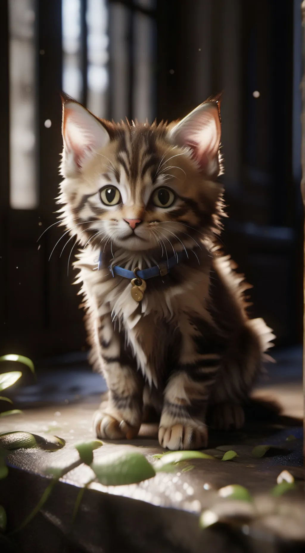 ai character: kitten background