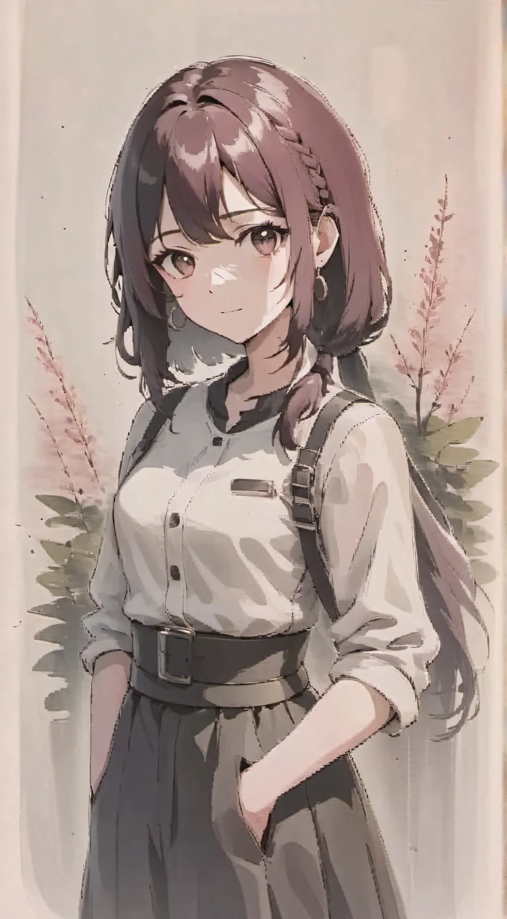 ai character: megumi  background