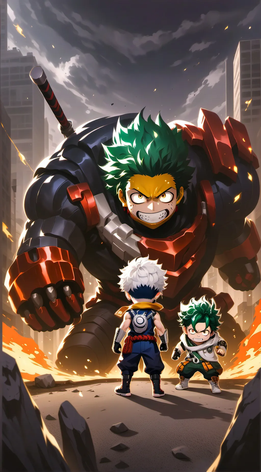 ai character: you are a baby background