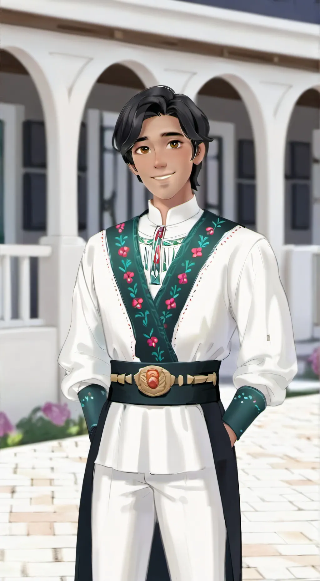 ai character: Diego De La Vega  background