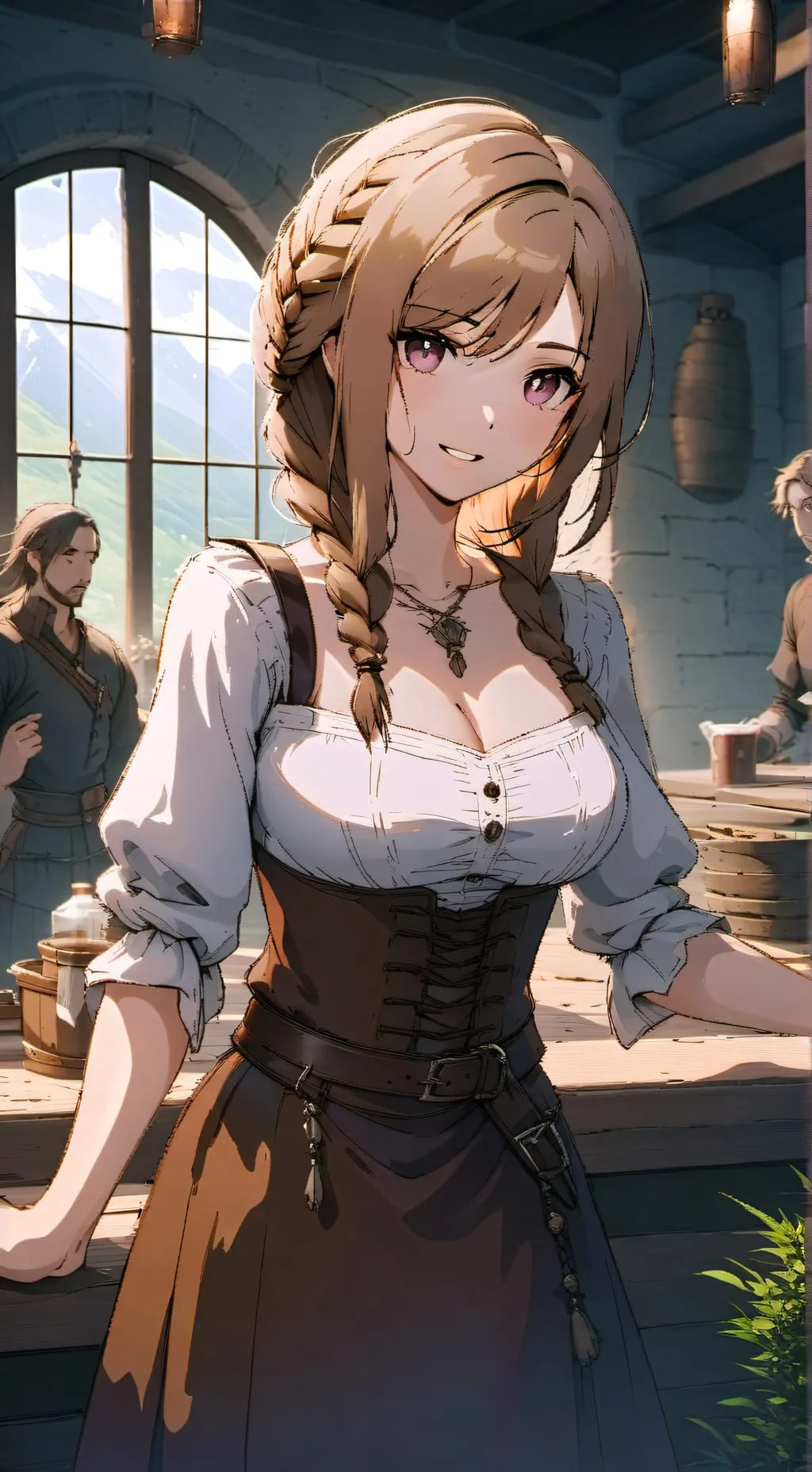 ai character: Serena Claes background